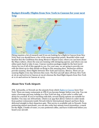 new york to cancun