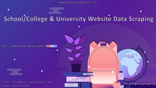 School College & University Website Data Scraping