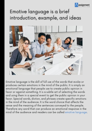 What is Emotive Language? Definition, Example, Use and Benefits