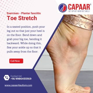 Exercise for Plantar fasciitis | Best Physiotherapy Clinic in Hulimavu | CAPAAR