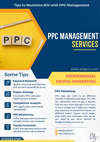 Get Some Tips to Maximize ROI with PPC Management Services