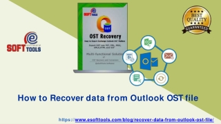 How to recover data from Outlook OST file?