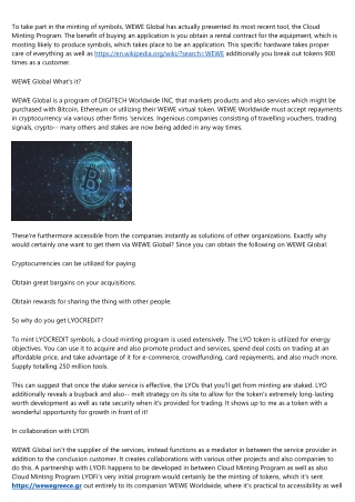 Everything You've Ever Wanted to Know About WEWE GLOBAL