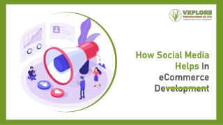 How Social Media Helps In eCommerce Development