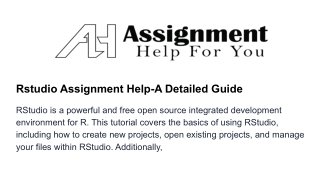 Rstudio-assignment-help-a-detailed-guide