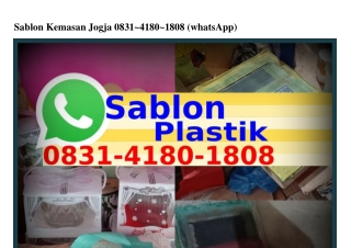 Sablon Kemasan Jogja Ö8౩I~ㄐI8Ö~I8Ö8[WA]