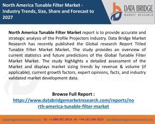 North America Tunable Filter Market