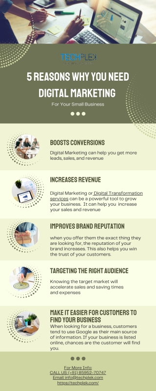 5 Reasons Why You Need Digital Marketing For Your Small Business