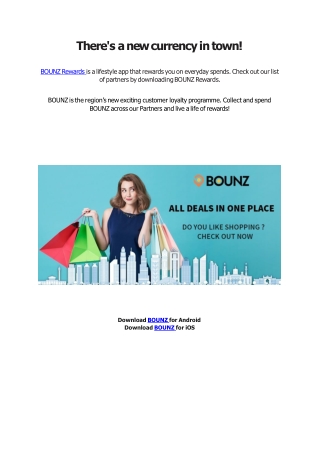 Get Maximum Discount with BOUNZ