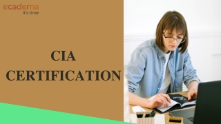 What is CIA Certification and Who is it For?