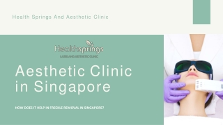 Aesthetic Clinic in Singapore