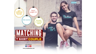 Unique Couple T Shirts Online - Tich Button – Punjabi Adda