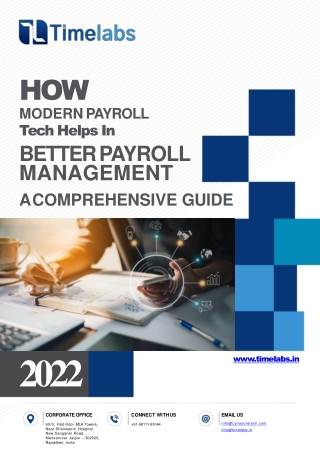 How Modern Payroll Tech Helps In Better Payroll Management
