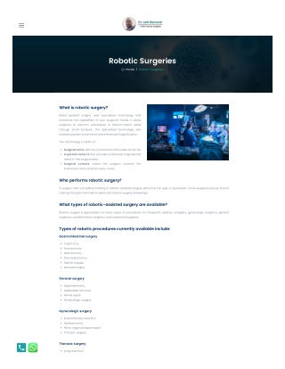 Robotic Surgery-Dr Lalit Banswal-Best Robotic Cancer Surgeon in Pune -Cancer Specialist in Undri Pune