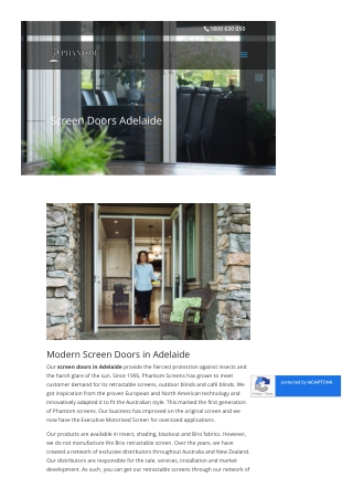 Screen Doors Adelaide