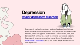 What is depression?