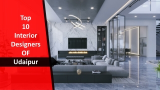 Top 10 Interior Designers in Udaipur