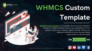 WHMCS Custom Template