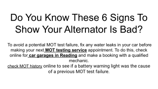 Do You Know These 6 Signs To Show Your Alternator Is Bad_ (1)