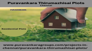 Puravankara Thirumazhisai Plots Chennai Location Map
