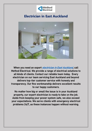 Electrician in East Auckland