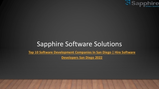 Top 10 Software Development Companies In San Diego-Hire Software Developers San Diego 2022