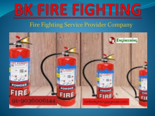 Best Fire Fighting Services in Chennai with Fire Hydrant System by BK Engineerin