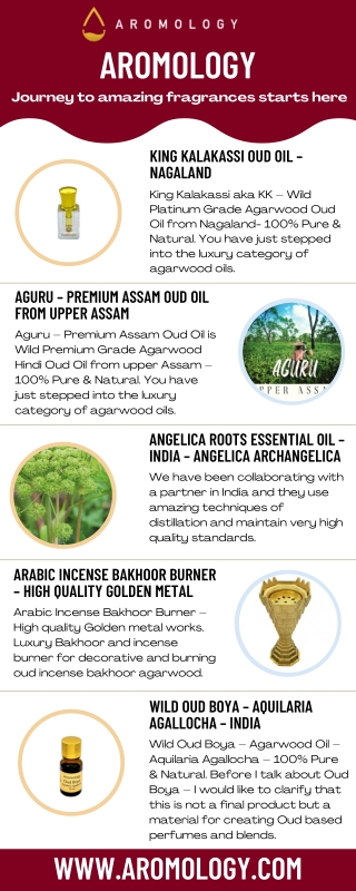 Aromology - Journey to amazing fragrances starts here