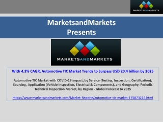 With 4.3% CAGR, Automotive TIC Market Trends to Surpass USD 20.4 billion by 2025