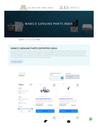 Wabco Genuine Parts Exporter from India