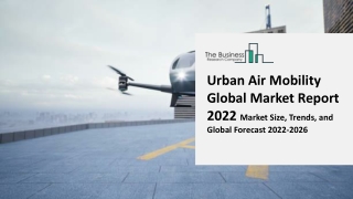 Urban Air Mobility Market By Component, By Operation,  Growth, Trends, By Range, By End User and By Region Forecast to 2