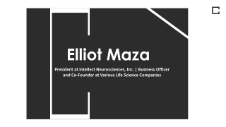 Elliot Maza - A Notable Professional From Fort Lee, NJ