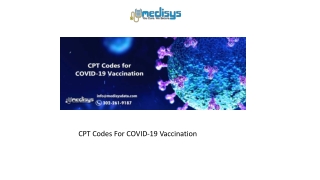 CPT Codes For COVID-19 Vaccination