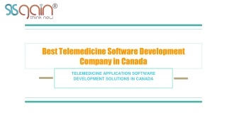 Telemedicine app development solutions in Toronto