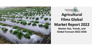 Agricultural Films Market 2022 - Industry Size, Share, Segments Overview 2031