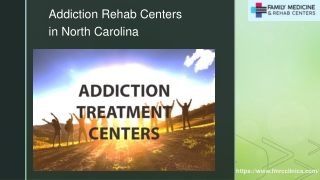 Addiction Rehab Centers in North Carolina