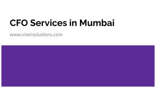 CFO Services in Mumbai