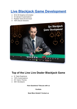 Live Blackjack Game Development