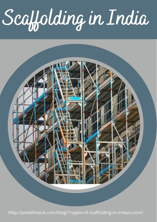 Scaffolding in India