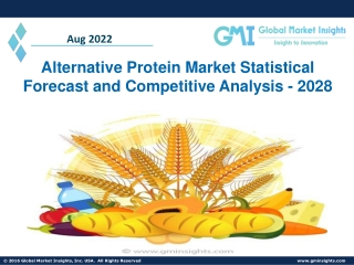 Alternative Protein Market Set for Rapid Growth and Industry Trends by 2028