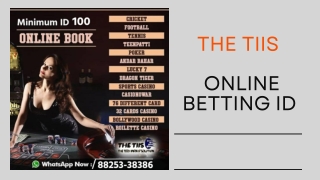 Online Cricket Betting Id | The TIIS | 8825338386