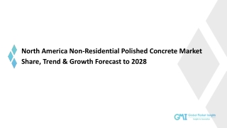 North America Non-Residential Polished Concrete Market 2028: Top Vendors Analysi
