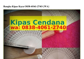 Rangka Kipas Kayu