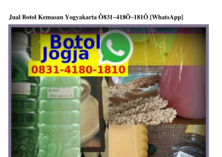 Jual Botol Kemasan Yogyakarta ౦8Зl.4l8౦.l8l౦[WhatsApp]
