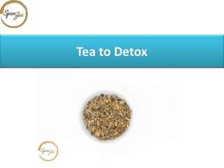 Tea to Detox