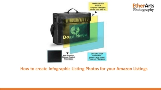 How to create Infographic Listing Photos for your Amazon Listings