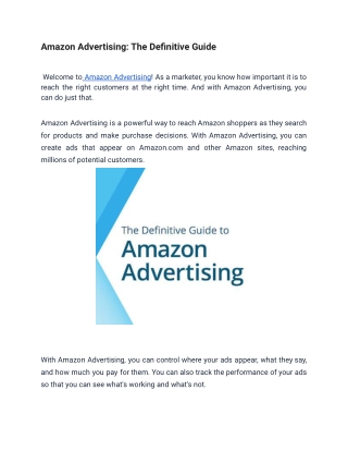Amazon Advertising_ The Definitive Guide