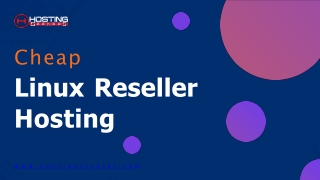 Cheap Linux Reseller Hosting