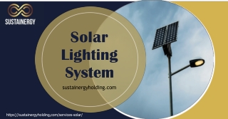The Best Solar Lighting System- Sustainergy