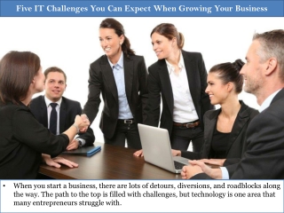 Five IT Challenges You Can Expect When Growing Your Business